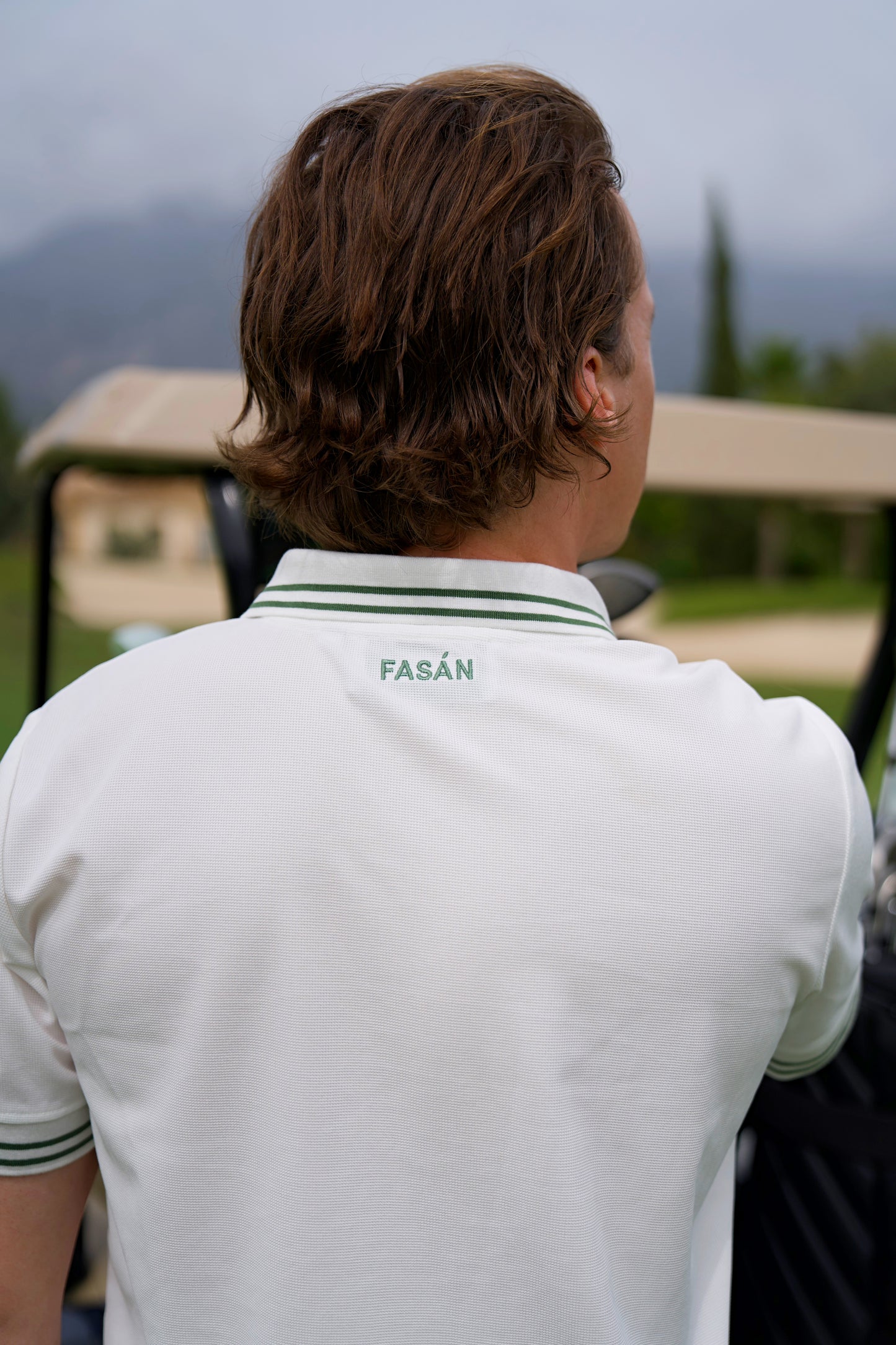 Sporty pique - White