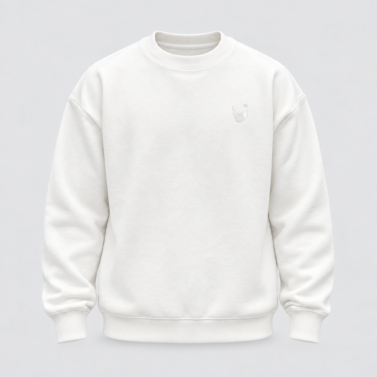 FASÁN Crewneck Off White – forfra