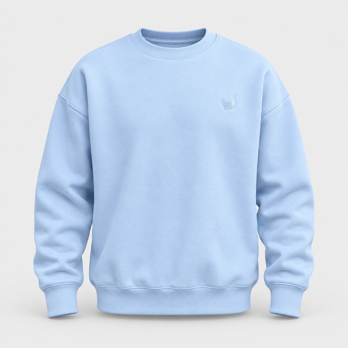 FASÁN Crewneck Baby Blue – forfra
