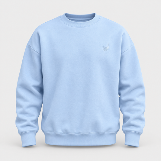 FASÁN Crewneck Baby Blue – forfra