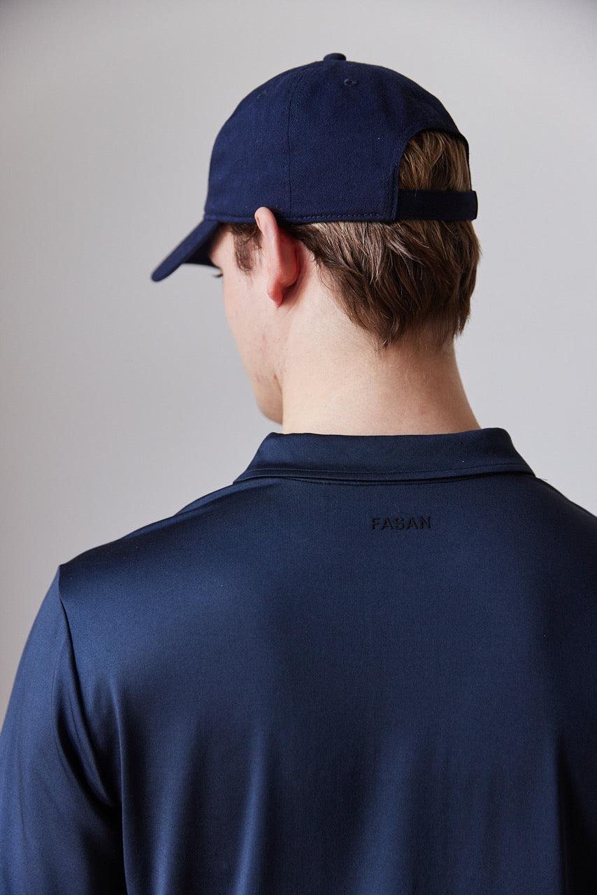 Fasán golf navy caps with logo